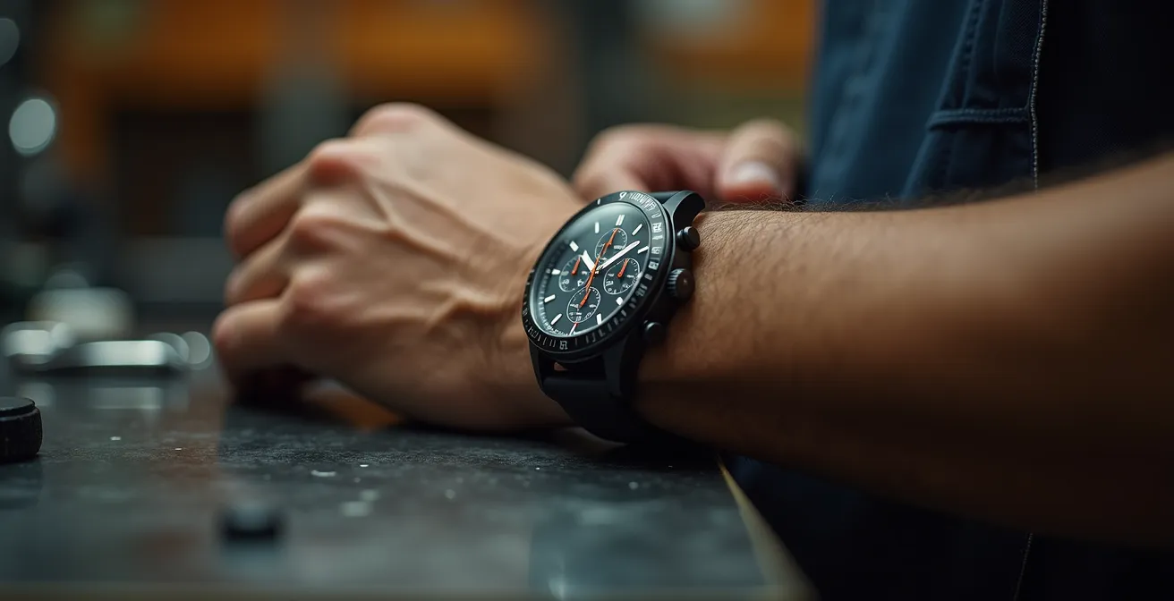 Comparaison côte à côte de deux chronographes avec cadrans panda et reverse panda